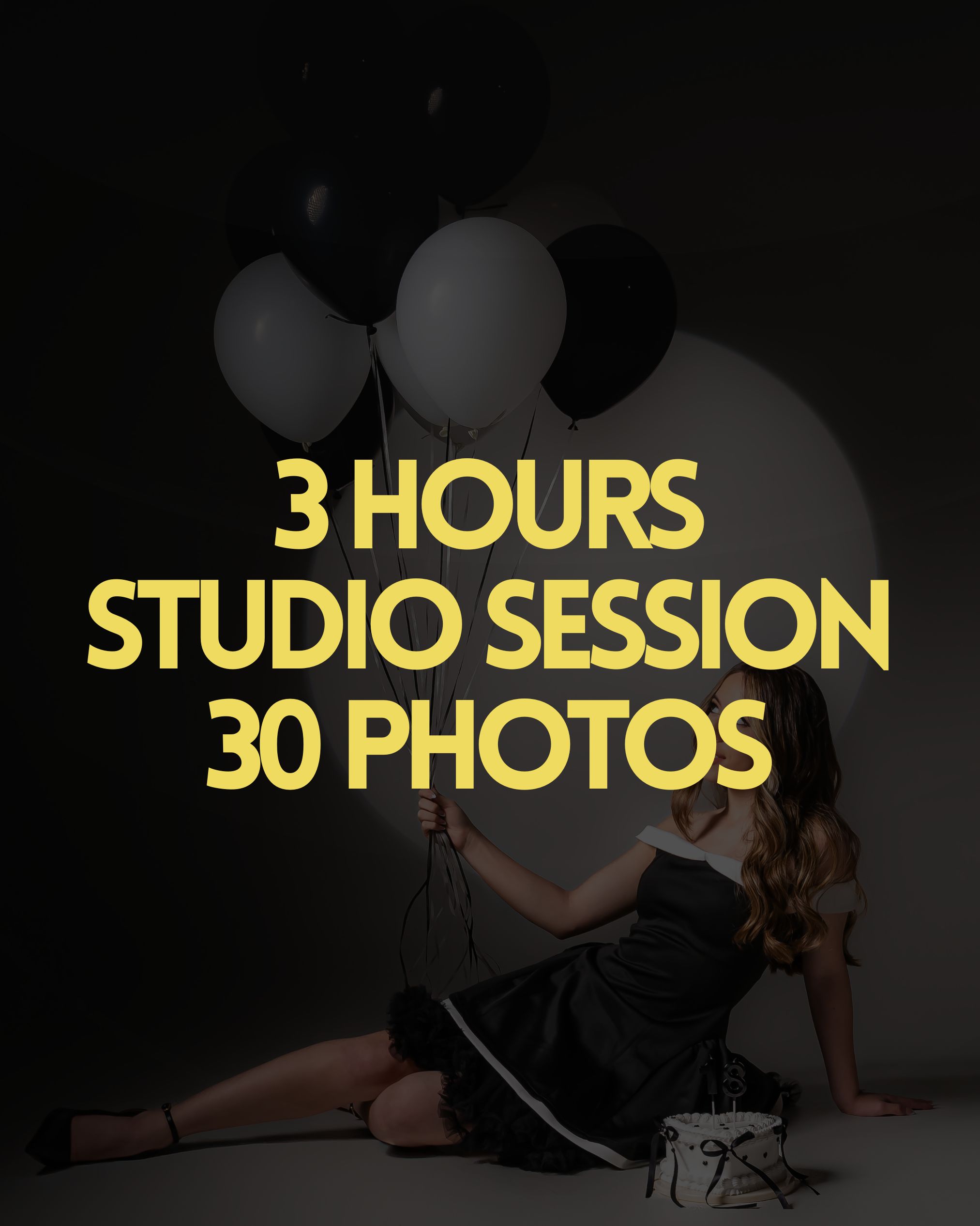 3 Hours - Studio Session - 30 Photos