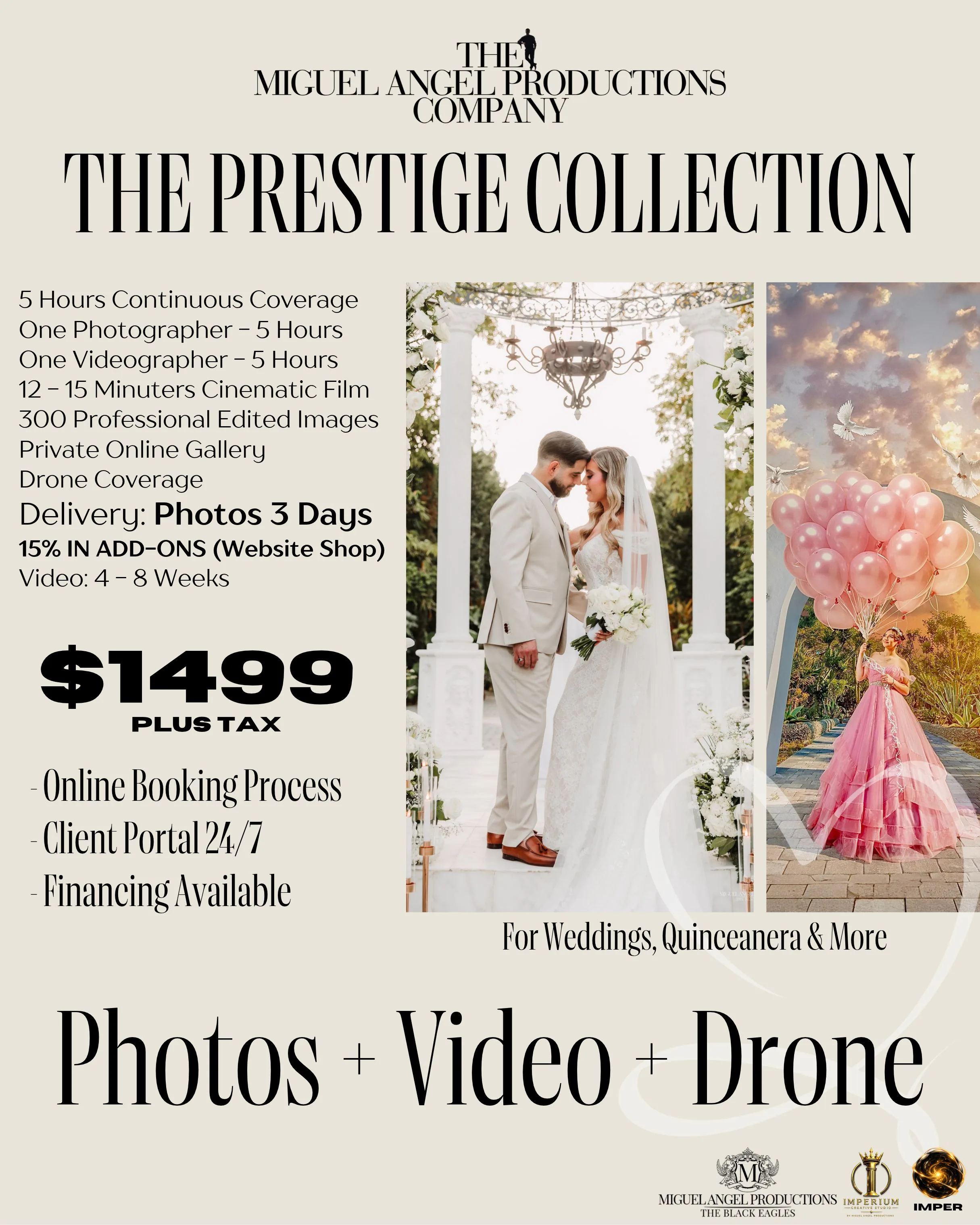 (ON SALE) THE PRESTIGE COLLECTION - 5 HOURS - PHOTOS & VIDEO